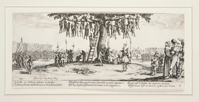 As grandes misérias da guerra: N. 11 - O enforcamento de Jacques Callot