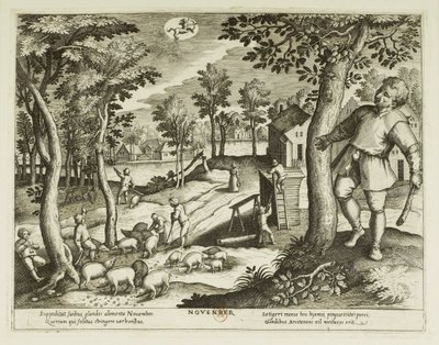 Meses. 11, novembro de Jacques Callot