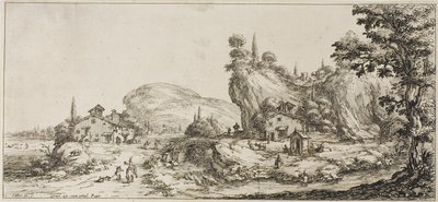 Carregando mercadorias, de várias cenas projetadas em Florença de Jacques Callot