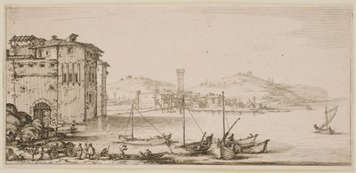 Carregamento de mercadorias, da série «As paisagens de Florença» de Jacques Callot