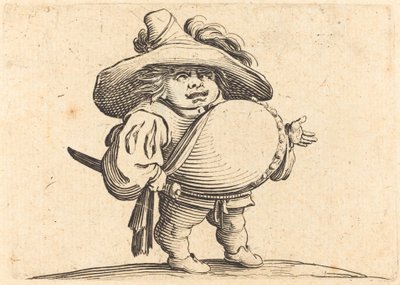 Homem com barriga grande de Jacques Callot