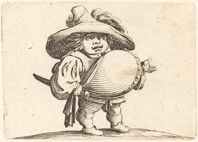 Homem com barriga grande de Jacques Callot