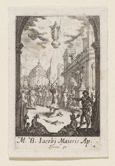 Martírio de São Tiago Maior (M. B. Jacobi Maioris) de Jacques Callot