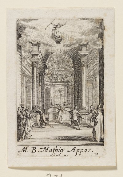 Mateus, o Apóstolo (Mathiae Appos.) de Jacques Callot