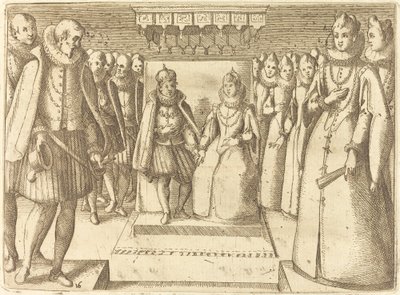 Encontro de Margarida da Áustria e Filipe III de Jacques Callot