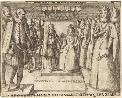 Margarida da Áustria e Filipe III de Jacques Callot