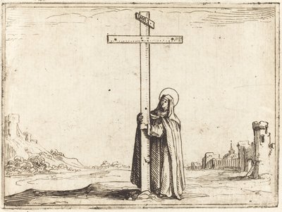 Nun Embracing the Holy Cross, 1628. de Jacques Callot