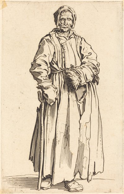 Mulher de um olho, c. 1622. de Jacques Callot