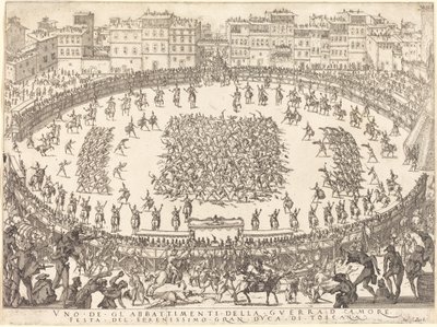 Um dos Combates de Infantaria de Jacques Callot