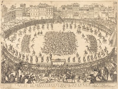 Um dos Combates de Infantaria de Jacques Callot