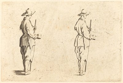 Camponês com um copo de Jacques Callot
