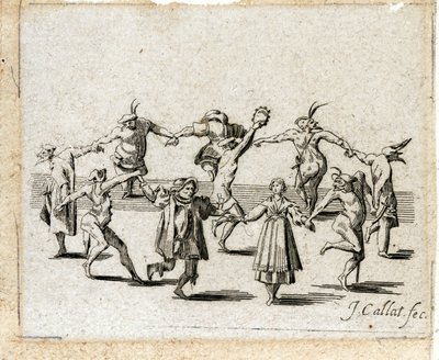 Dança dos camponeses de Jacques Callot