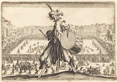 Praça da Porta al Prato, c. 1622. de Jacques Callot