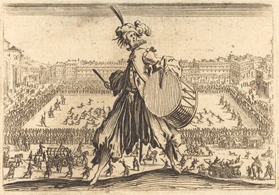 Piazza Santa Croce, Florença, c. 1622. de Jacques Callot