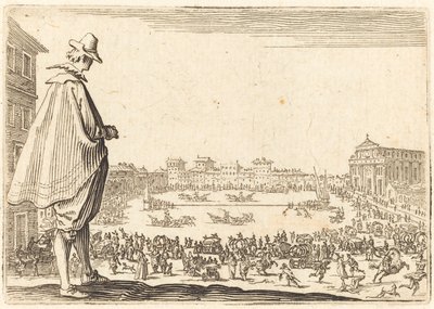 Piazza Santa Maria Novella, Florença, c. 1622. de Jacques Callot