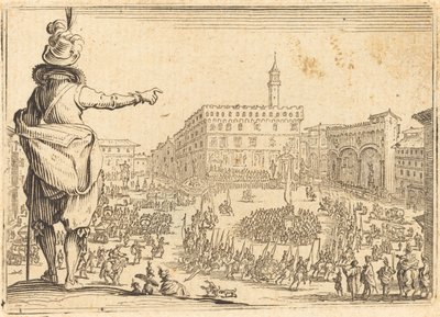 Piazza della Signoria, Florença de Jacques Callot