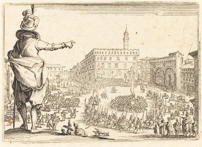 Piazza della Signoria, Florença de Jacques Callot