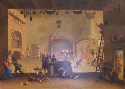 Plundering a Farmhouse, da série The Miseries of War de Jacques Callot