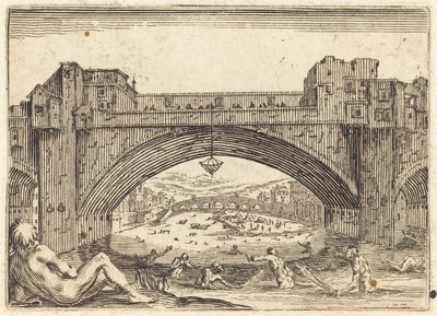 Ponte Vecchio, Florença de Jacques Callot