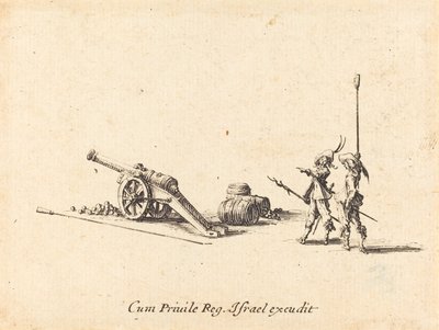 Preparando-se para disparar o canhão de Jacques Callot