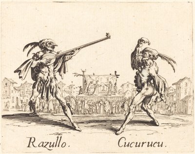 Razullo e Cucurucu de Jacques Callot