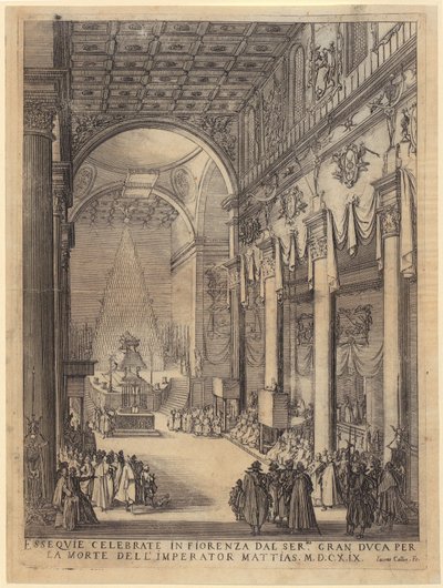 Réquiem em honra do imperador Matias de Jacques Callot