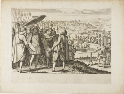 Restauração do Aqueduto de Pisa de Jacques Callot