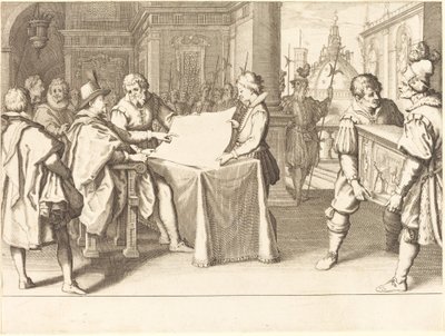 Restauração do Duomo, Florença, c. 1614. de Jacques Callot