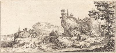 Voltando para casa da caça de Jacques Callot