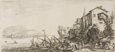 Voltando da caça, de várias cenas projetadas em Florença de Jacques Callot