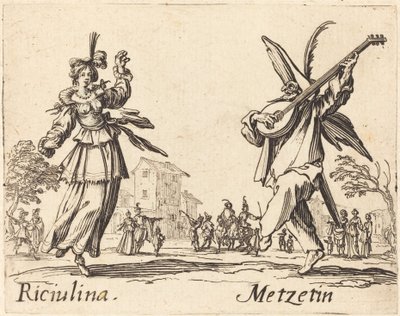 Riciulina e Metzetina de Jacques Callot
