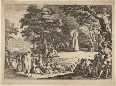 Santo Amond, São Nicolau ou São Severino de Jacques Callot