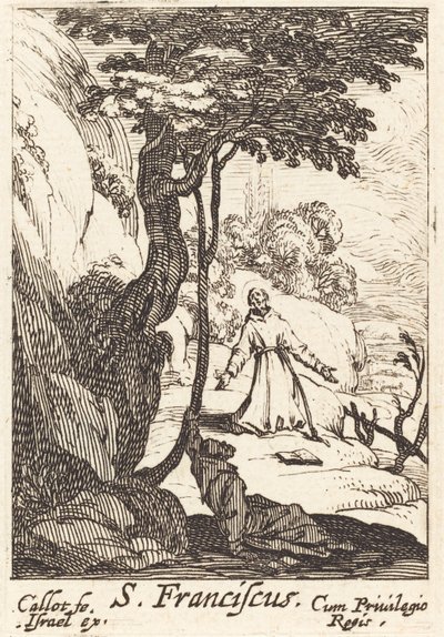 São Francisco, c. 1632. de Jacques Callot