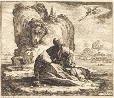 São João na Ilha de Patmos de Jacques Callot