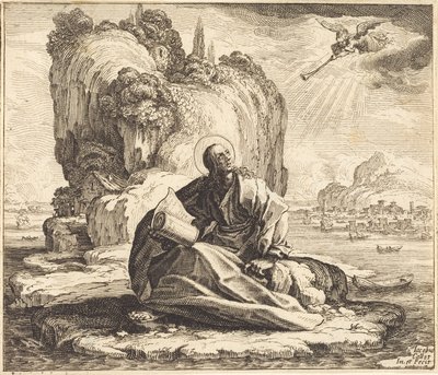 São João na ilha de Patmos de Jacques Callot