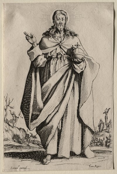 Ícones da Virgem Maria do Salvador / Les Grands Apôtres (Os Grandes Apóstolos): O Salvador de Jacques Callot