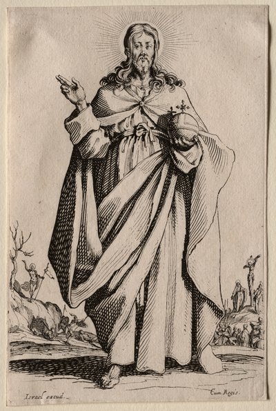 Ícones da Virgem Maria do Salvador / Les Grands Apôtres (Os Grandes Apóstolos): O Salvador de Jacques Callot