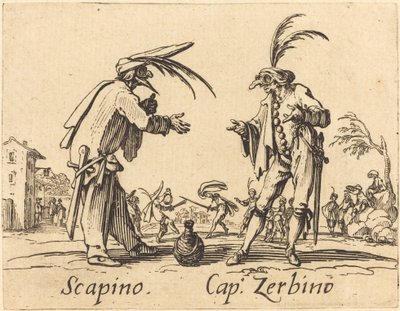 paisagem de Jacques Callot