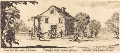 Cena de pilhagem de Jacques Callot