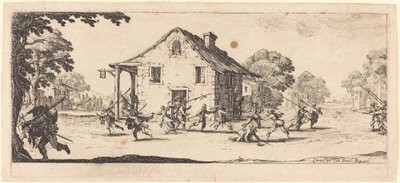 Cena de pilhagem de Jacques Callot