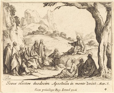 Sermão da Montanha de Jacques Callot