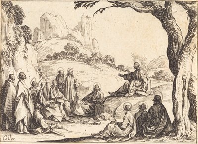 Sermão da Montanha, 1635. de Jacques Callot