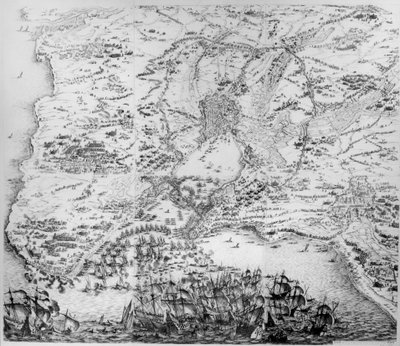 Cerco de La Rochelle de Jacques Callot