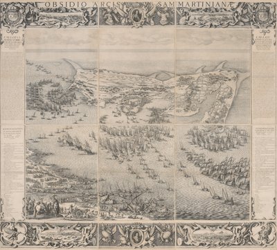 Cerco da Cidadela de São Martinho na Ilha de Ré de Jacques Callot