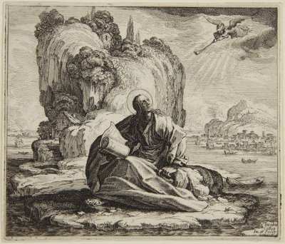 São João na ilha de Patmos de Jacques Callot