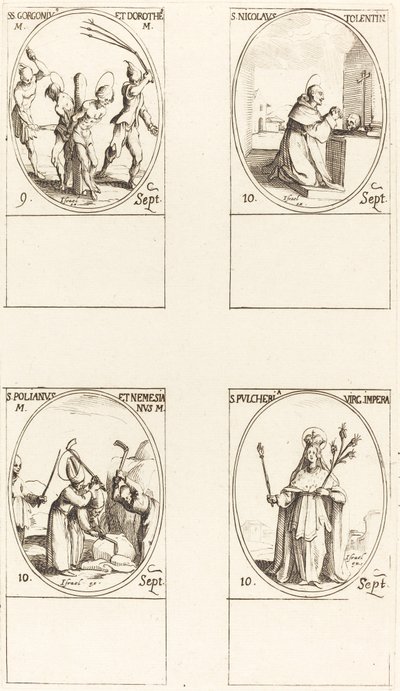 paisagem de Jacques Callot
