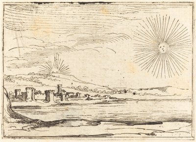 Nascente do Sol, 1628. de Jacques Callot