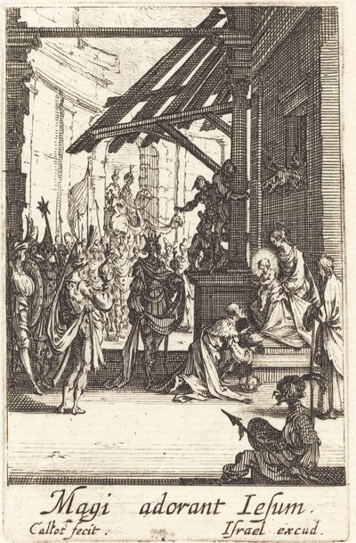 A adoração dos magos de Jacques Callot