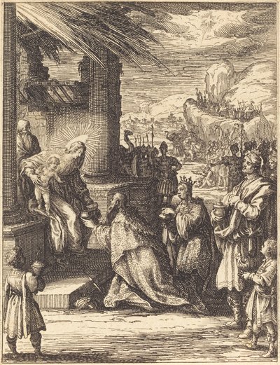 A adoração dos magos de Jacques Callot
