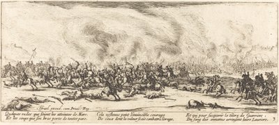 A Batalha, c. 1633. de Jacques Callot
